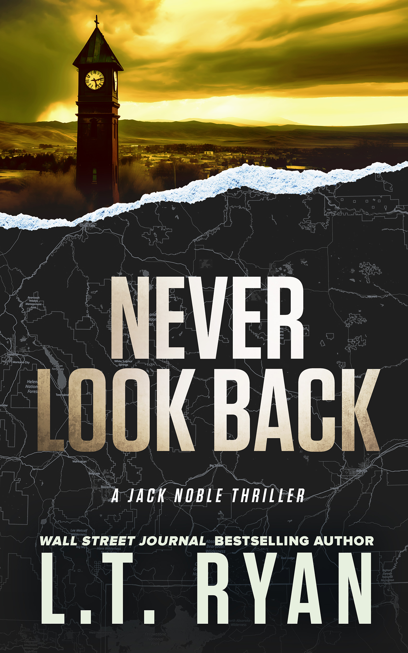 Never Look Back book cover.