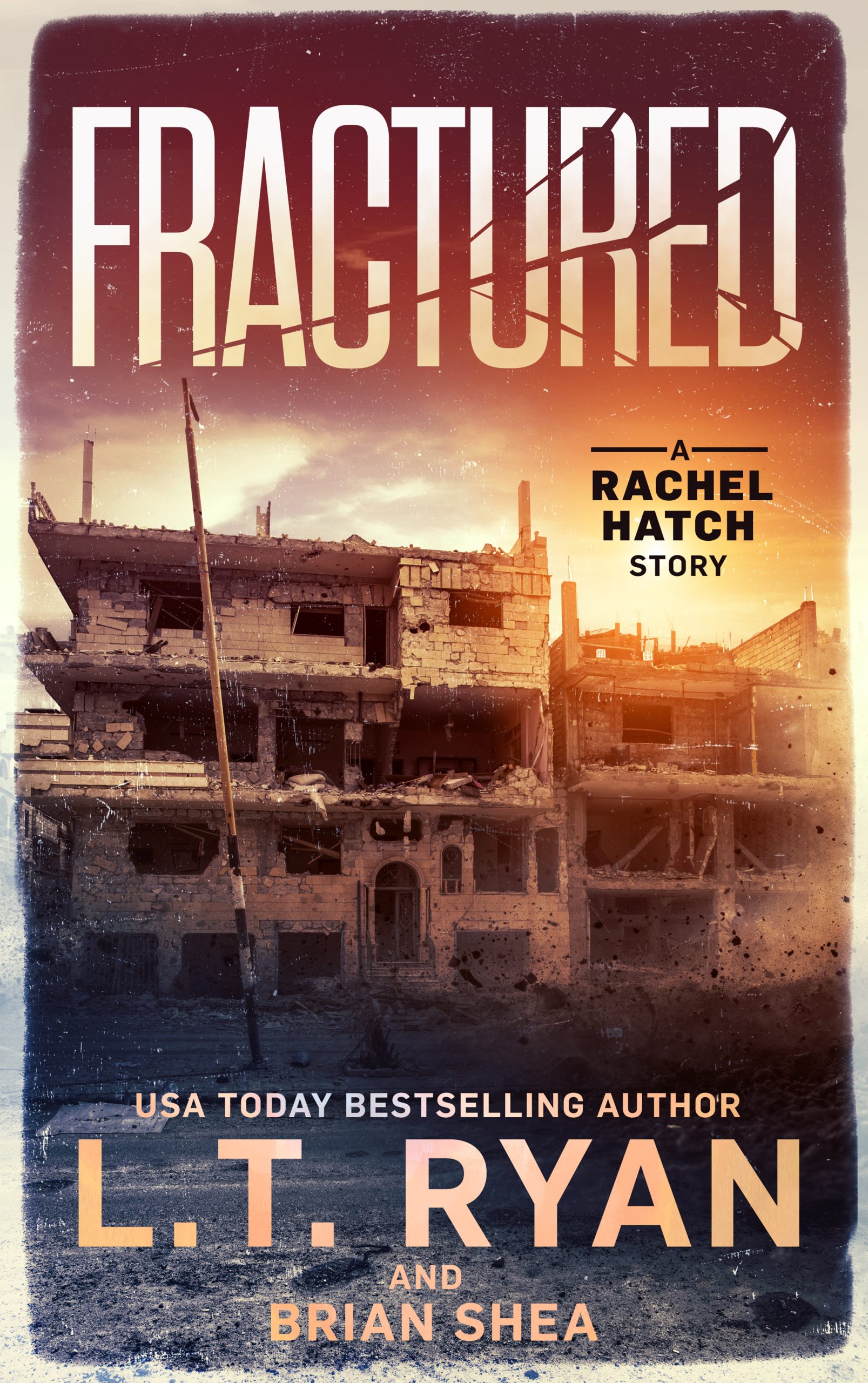 Fractured book cover.
